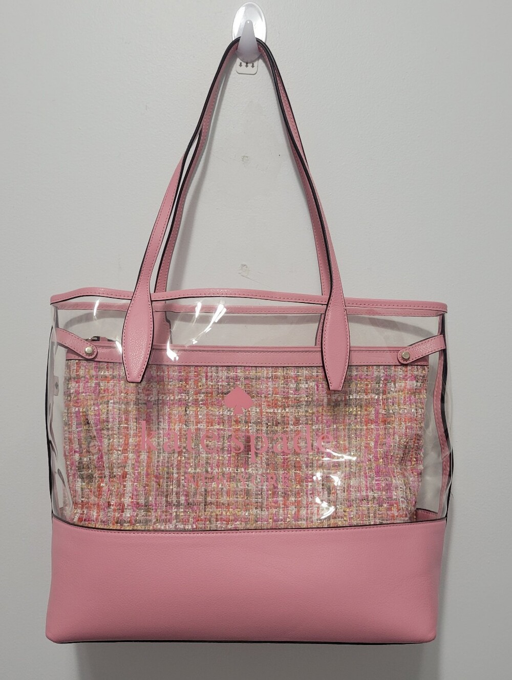 Kate Spade Pink Clear Tote Bag